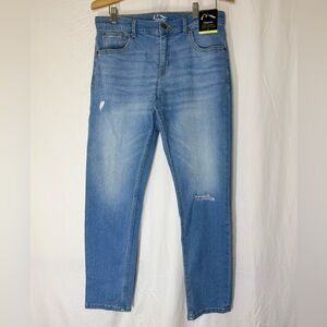 Art Class Blue Slim Jeans with Distressed Detail
